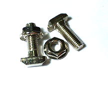 T-Bolt M8X25 With Flange Nut - 4040 Slot 8 - Click Image to Close